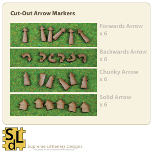 Cut-Out Arrow Markers