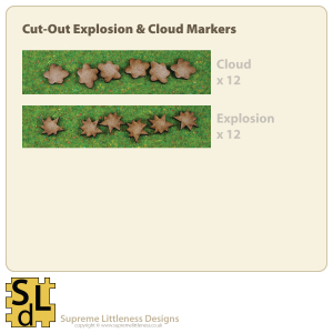 Cut-Out Explosion & Cloud Markers