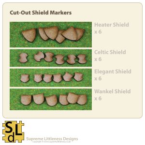 Cut-Out Shield Markers