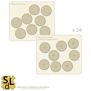 30mm Round Bases