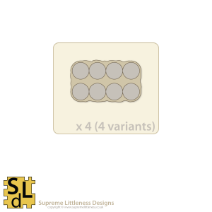 Wavy-Edge Close-Order 8-slot Sabot Bases