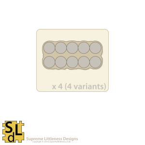Wavy-Edge Close-Order 10-slot Sabot Bases