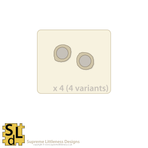Wavy-Edge Single-slot Sabot Bases (Wide)
