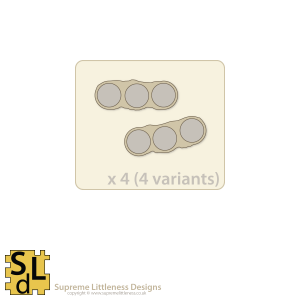 Wavy-Edge Regular Line 3-slot Sabot Bases