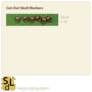Cut-Out Skull Markers