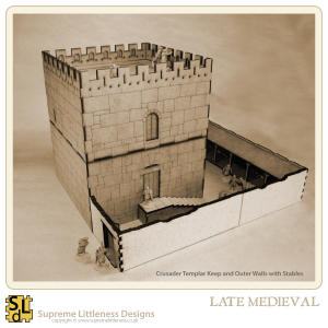 28mm Crusader Templar Keep