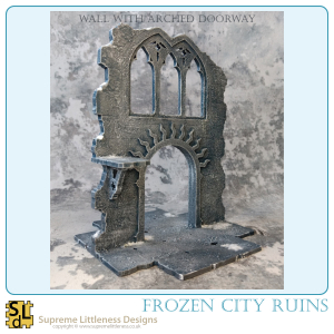 Wall with Arched Doorway