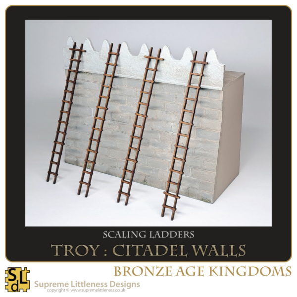 Troy’s Citadel Walls Scaling Ladders