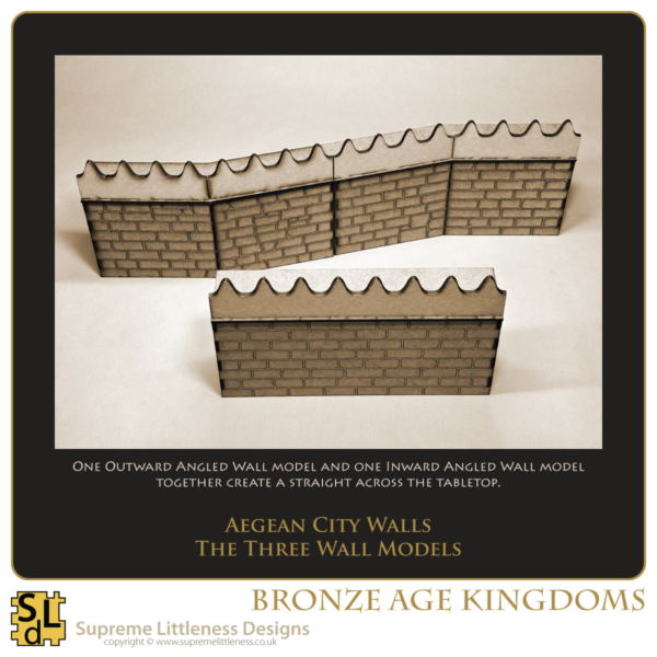 Aegean City Walls Outward Angled Walls - Image 3