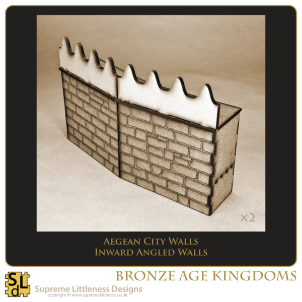 Aegean City Walls Inward Angled Walls