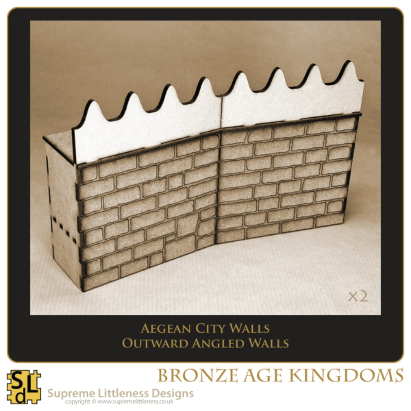 Aegean City Walls Outward Angled Walls