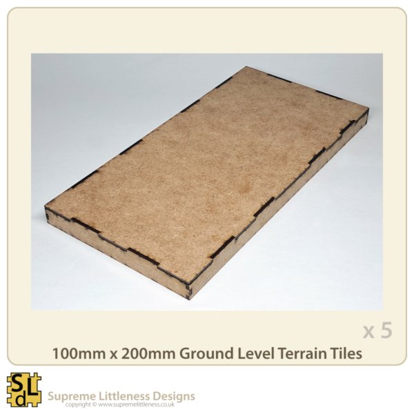 100mm x 200mm Ground Level Terrain Tiles - Image 2