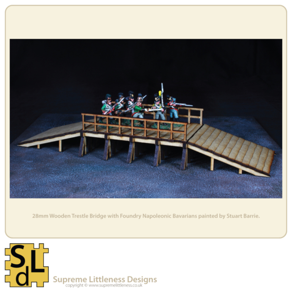 28mm Wooden Trestle Bridge - Image 2