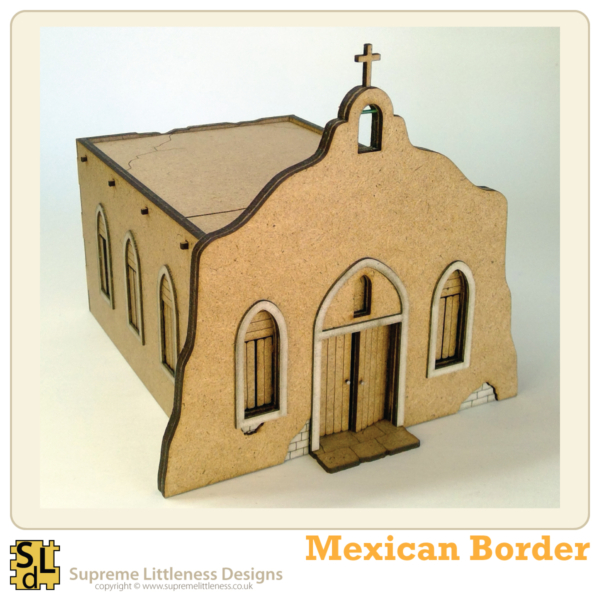 Mexican Border Adobe Church - Image 4