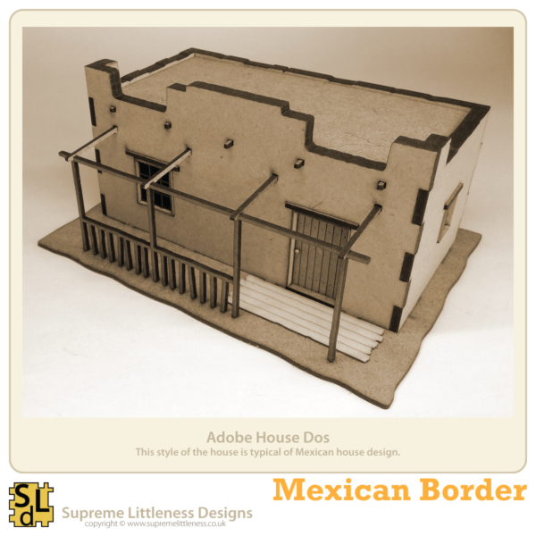 Mexican Border Adobe House Dos