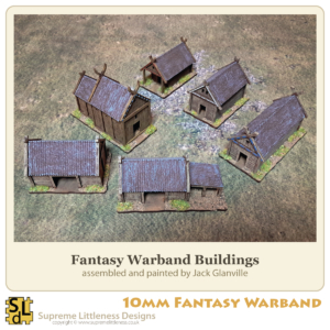 10mm Fantasy Warband Buildings